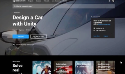 Unity Learn Premium讓專(zhuān)業(yè)人士可以學(xué)習實(shí)時(shí)3D開(kāi)發(fā)