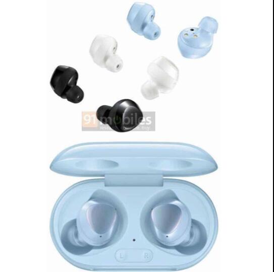 三星Galaxy Buds + Render顯示2月將推出的天藍色配色設計