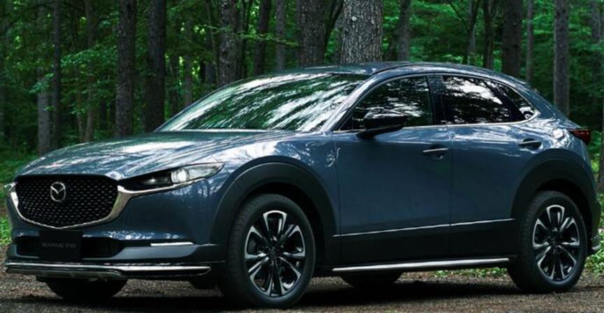 2020年馬自達CX-30在東京汽車(chē)沙龍展示新外觀(guān)套件