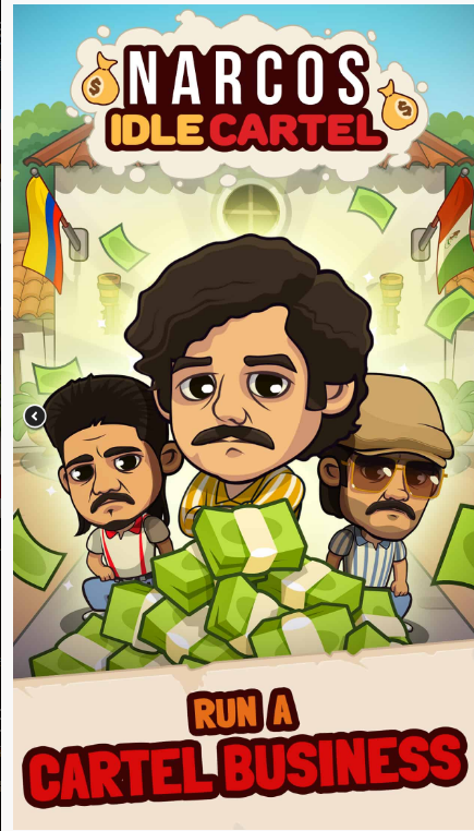 Netflix的Narcos系列變成了一款針對手機的空閑游戲