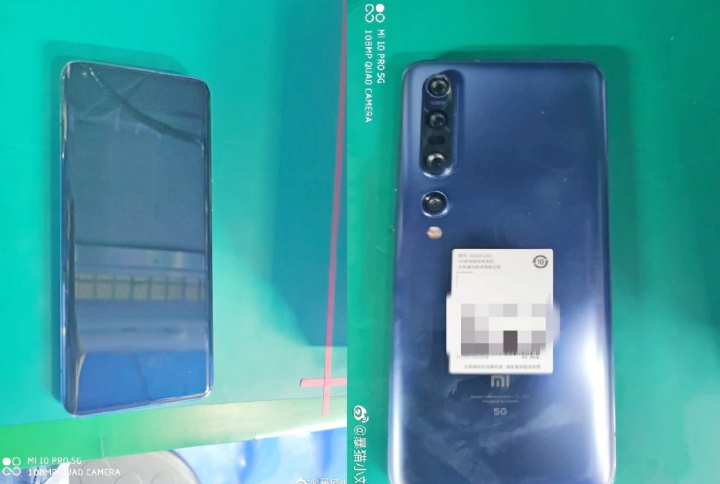 泄露顯示 小米Note 10 Pro與小米Mi 10 Pro可能在情人節推出