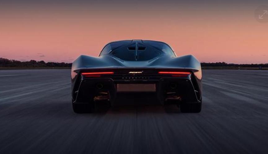 邁凱輪Speedtail超級跑車(chē)在測試中達到最高時(shí)速250mph