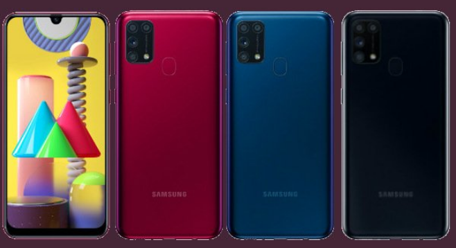 三星Galaxy M31將采用塑料一體式機身設計提供三種顏色