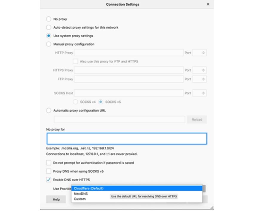 Mozilla默認為美國的Firefox用戶(hù)啟用基于HTTPS的DNS