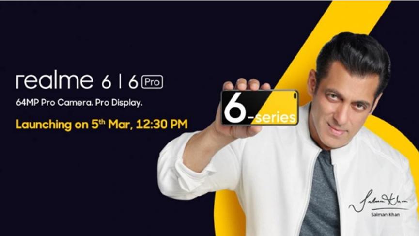 Realme為Realme 6邀請了寶萊塢演員Salman Khan