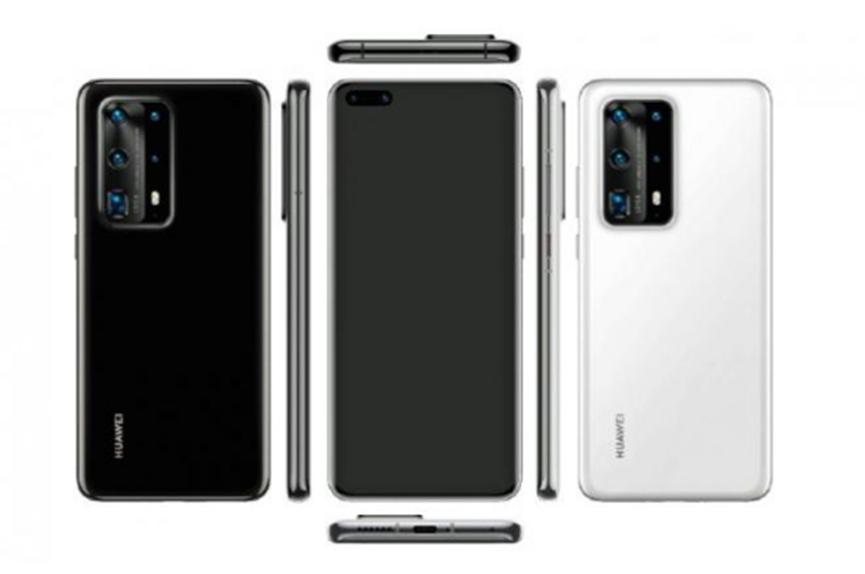 華為P40 Pro的背面板將配備五角相機并提供白色選項