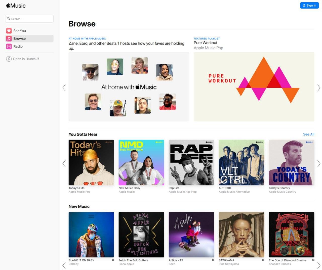 Apple Music現在終于可以通過(guò)網(wǎng)絡(luò )界面使用