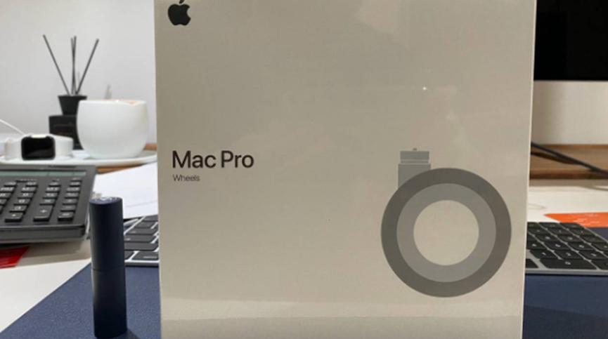 Mac Pro Wheels Kit照片展示了這個(gè)昂貴的附件