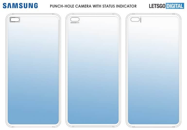 Galaxy Note 20的前置攝像頭周?chē)赡苡幸粋€(gè)狀態(tài)指示燈