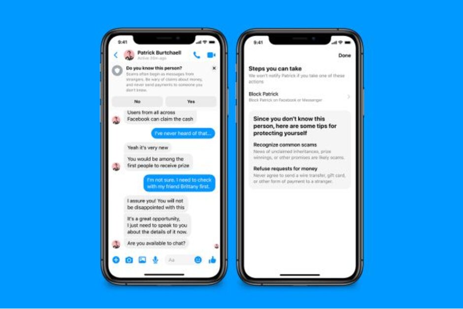 Facebook Messenger將通過(guò)彈出警告與詐騙作斗爭