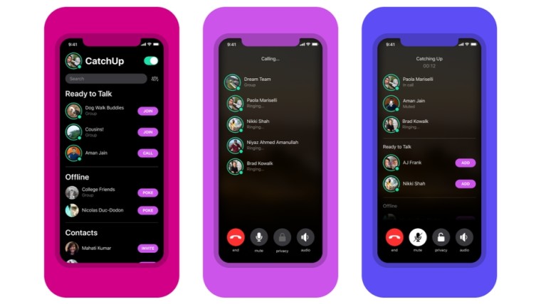 Facebook的CatchUp應用程序可讓您最多與8個(gè)人建立電話(huà)