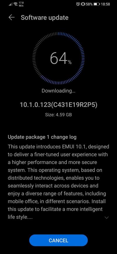 華為P30和P30 Pro在全球范圍內均獲得穩定的EMUI 10.1更新