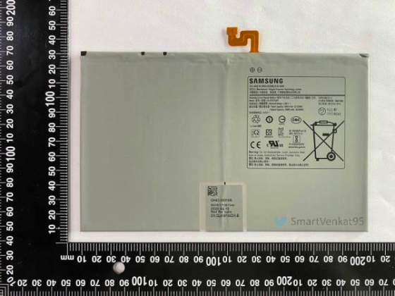 三星Galaxy Tab S7 + TUV Rheinland認證顯示10,090mAh電池
