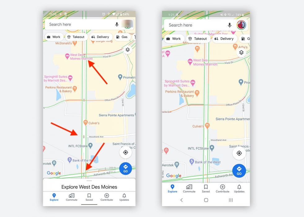 Google Maps測試顯示Android上的交通信號燈