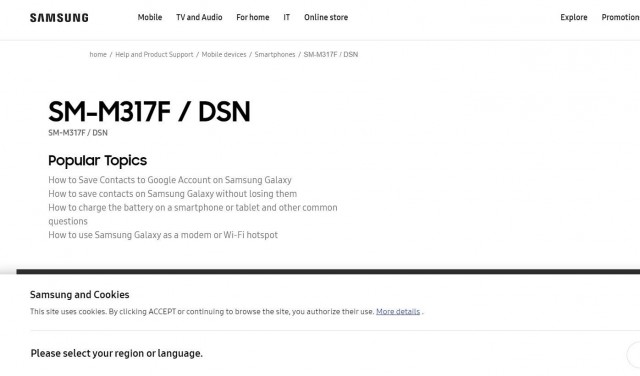三星Galaxy M31s出現在Google Play控制臺上，確認了Exynos 9611