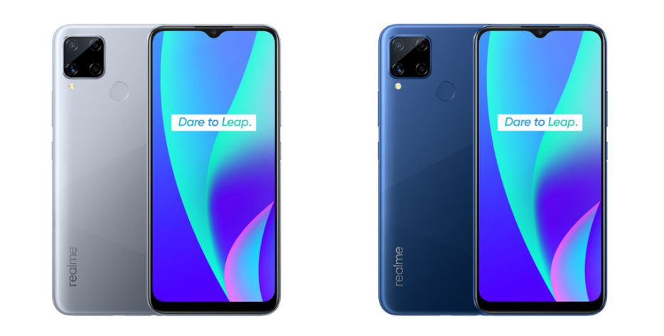 Realme C15配備了Helio G35和13MP四攝像頭，揭示了新的漏洞
