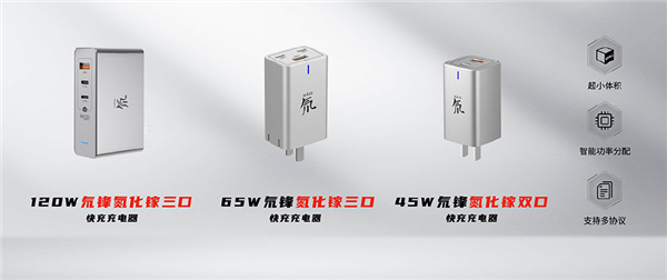 Nubia的120W GaN充電器比MacBook的96W適配器小25％，更時(shí)尚，功能更強大