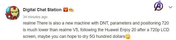 Realme的新Dimensity 720手機可能是最便宜的5G手機