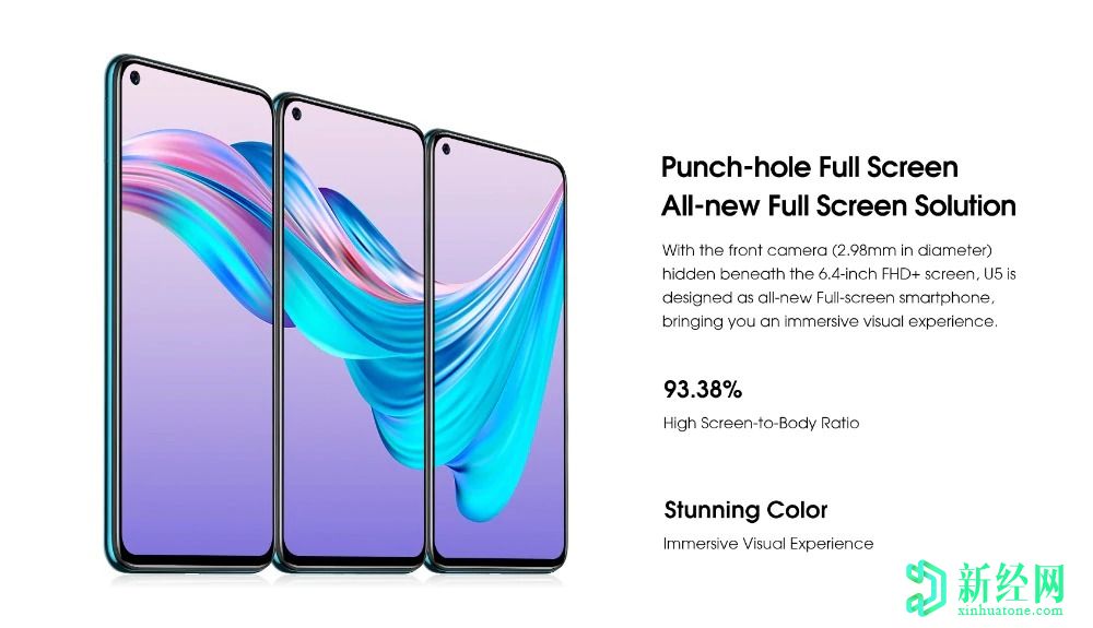 Elephone U5推出了6.4英寸顯示屏，48MP后置攝像頭和Helio P60 SoC，現價(jià)$ 159.99