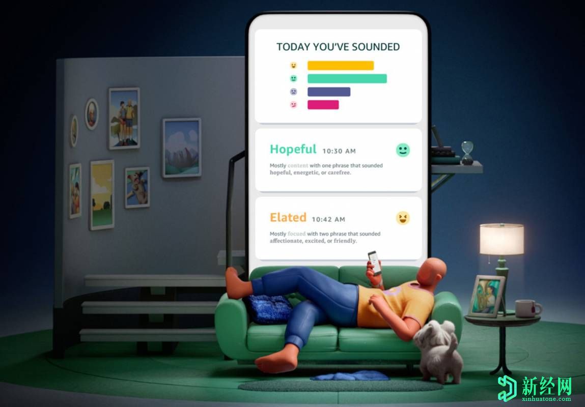 Amazon Halo健身帶配有麥克風(fēng)來(lái)跟蹤您的語(yǔ)音