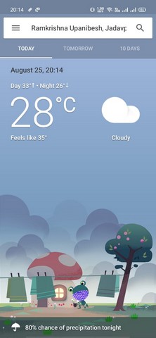 谷歌的天氣吉祥物“ Froggy”現在戴著(zhù)口罩