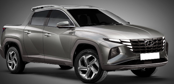 2021年現代圖森皮卡車(chē)渲染圖片