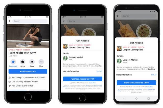蘋(píng)果要到2021年才對付費的Facebook活動(dòng)收取費用