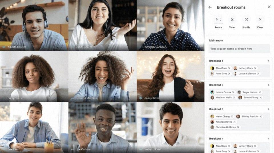 Google推出會(huì )議分組討論室，進(jìn)行小組討論