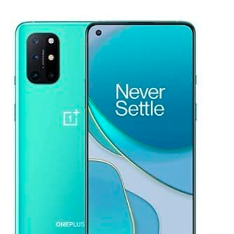 OnePlus 8T照片顯示不同的顏色選項