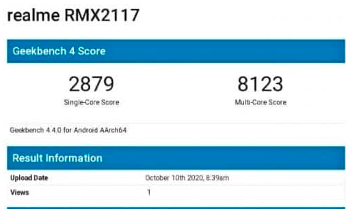 Realme Q2基準測試和功能被曝光
