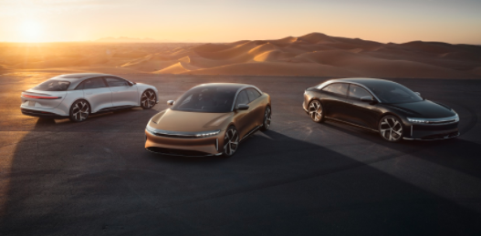 Lucid Air起價(jià)77,400美元，可提供1,080馬力