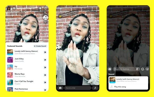 Snapchat將推出添加音樂(lè )的功能