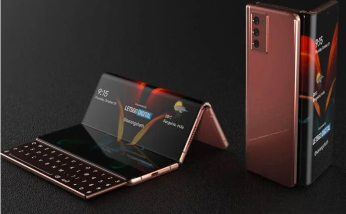 帶有滑動(dòng)鍵盤(pán)的三星Galaxy Z Fold 3