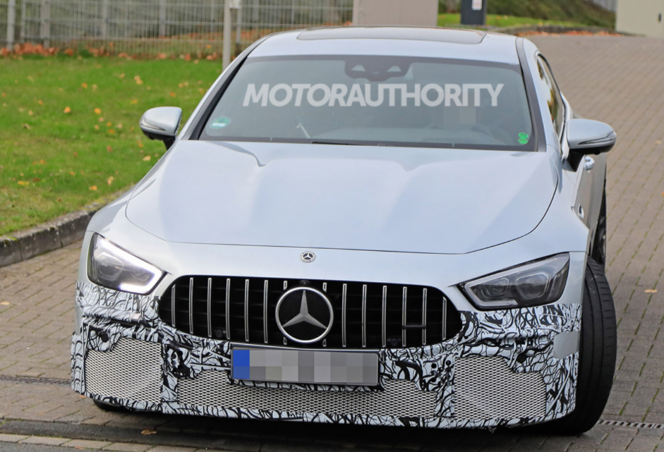 2022年梅賽德斯-AMG GT 4門(mén)轎跑車(chē)間諜照片