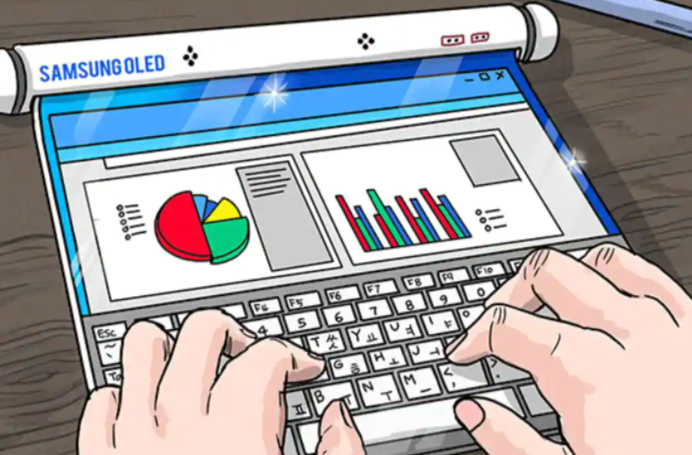 這是三星未來(lái)的可折疊手機的外觀(guān)