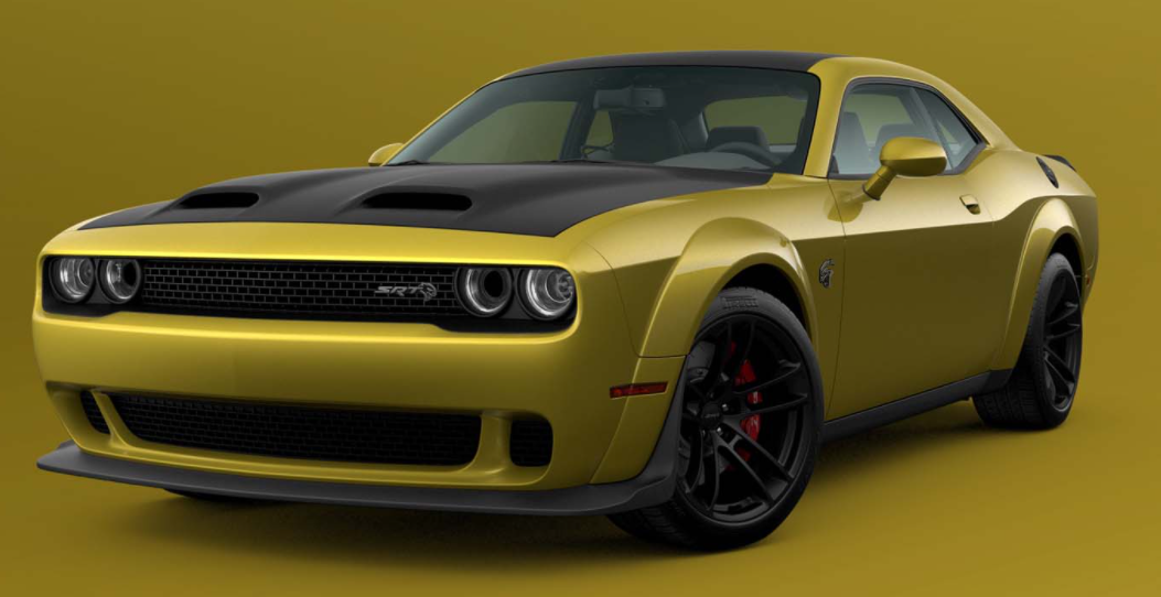 道奇挑戰者的復古色彩列表已擴展至七種顏色