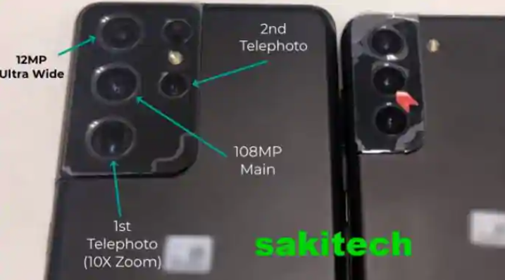 三星Galaxy S21 Ultra，S21 Plus相機細節曝光