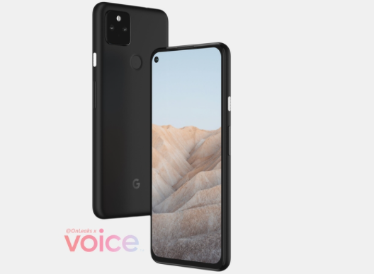 Google Pixel 5a渲染顯示熟悉的設計