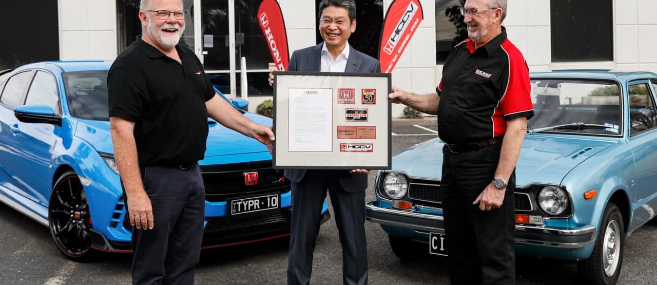 維多利亞本田汽車(chē)俱樂(lè )部慶祝成立50周年