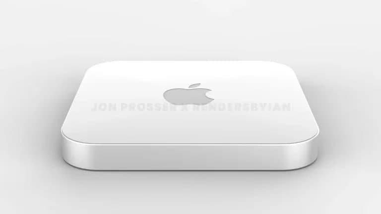 Mac  Mini有了新造型，M1X芯片，有機玻璃面板