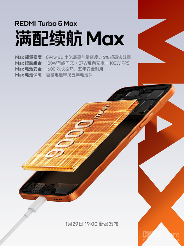 2199元起！REDMI Turbo 5系列發(fā)布 全球首發(fā)天璣9500s