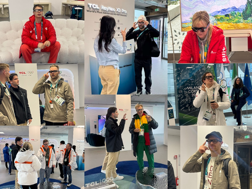 雷鳥(niǎo)創(chuàng  )新亮相米蘭冬奧，AI智能眼鏡成為國際賽場(chǎng)上的“中國名片”