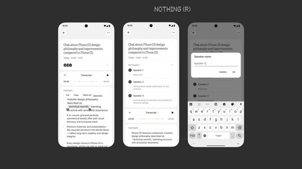 Nothing Essential Space更新 新增日歷同步與編輯功能