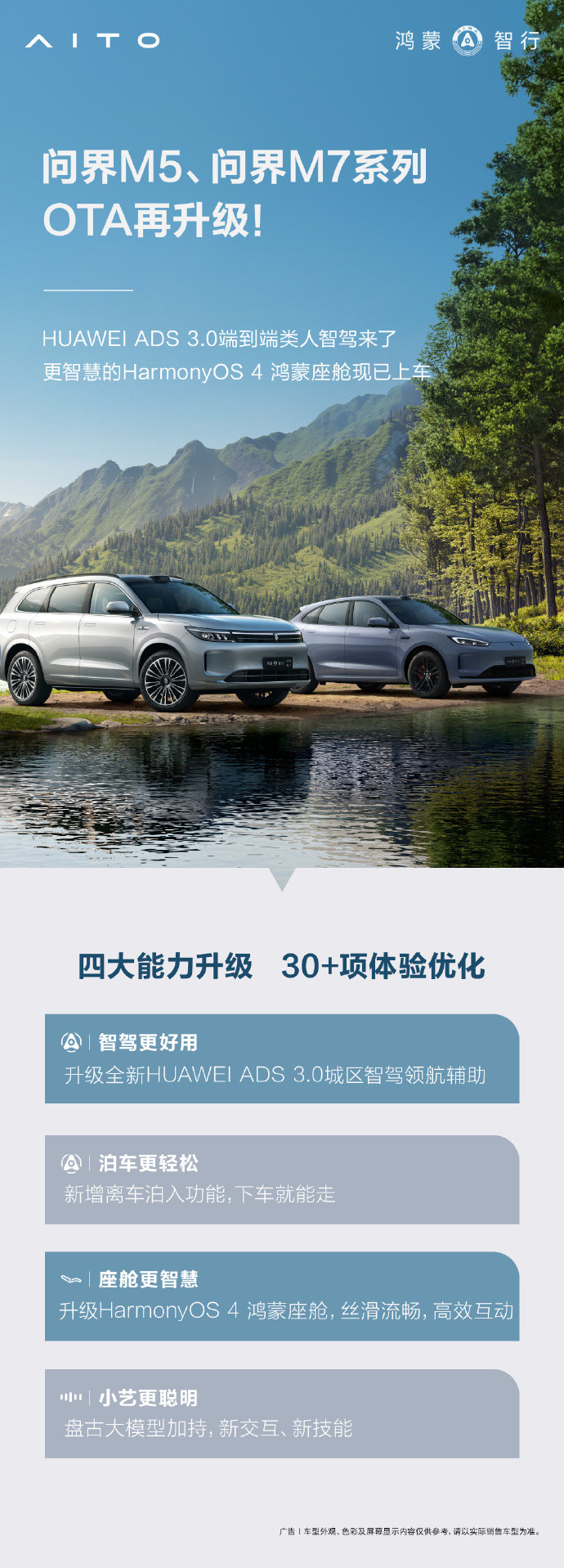HUAWEI ADS 3.0和HarmonyOS 4鴻蒙座艙開(kāi)啟OTA